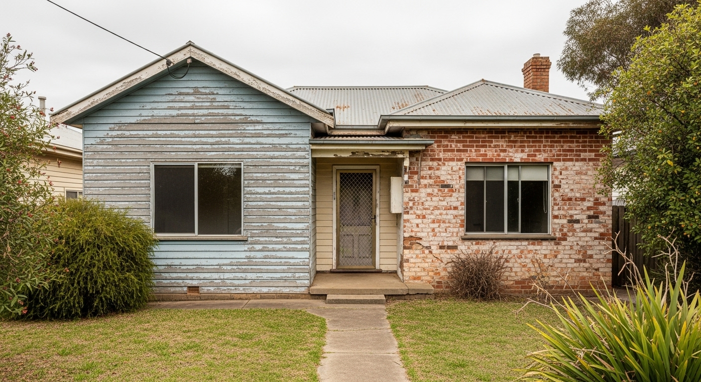 Before new home transformation